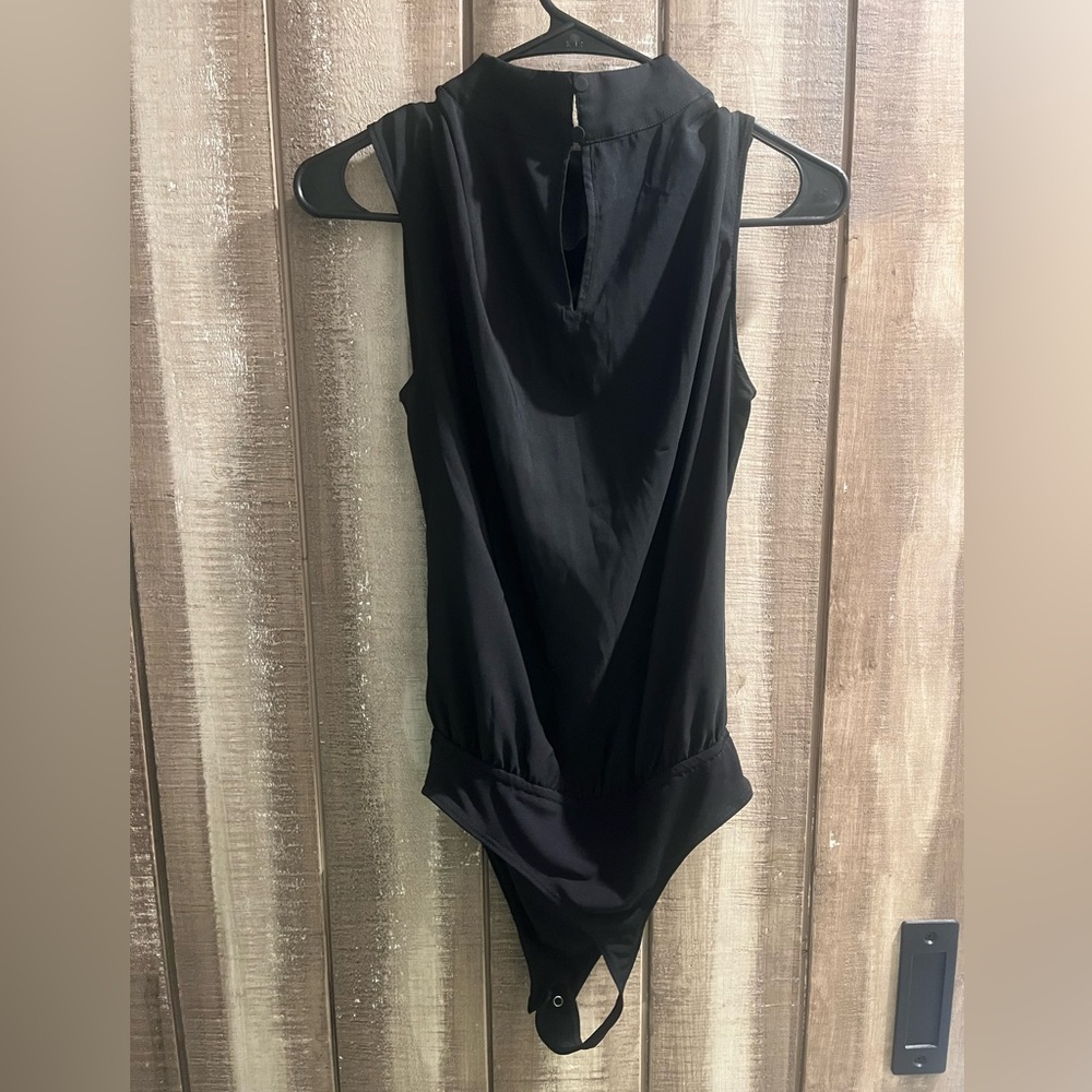 Express Black Sleeveless Bodysuit